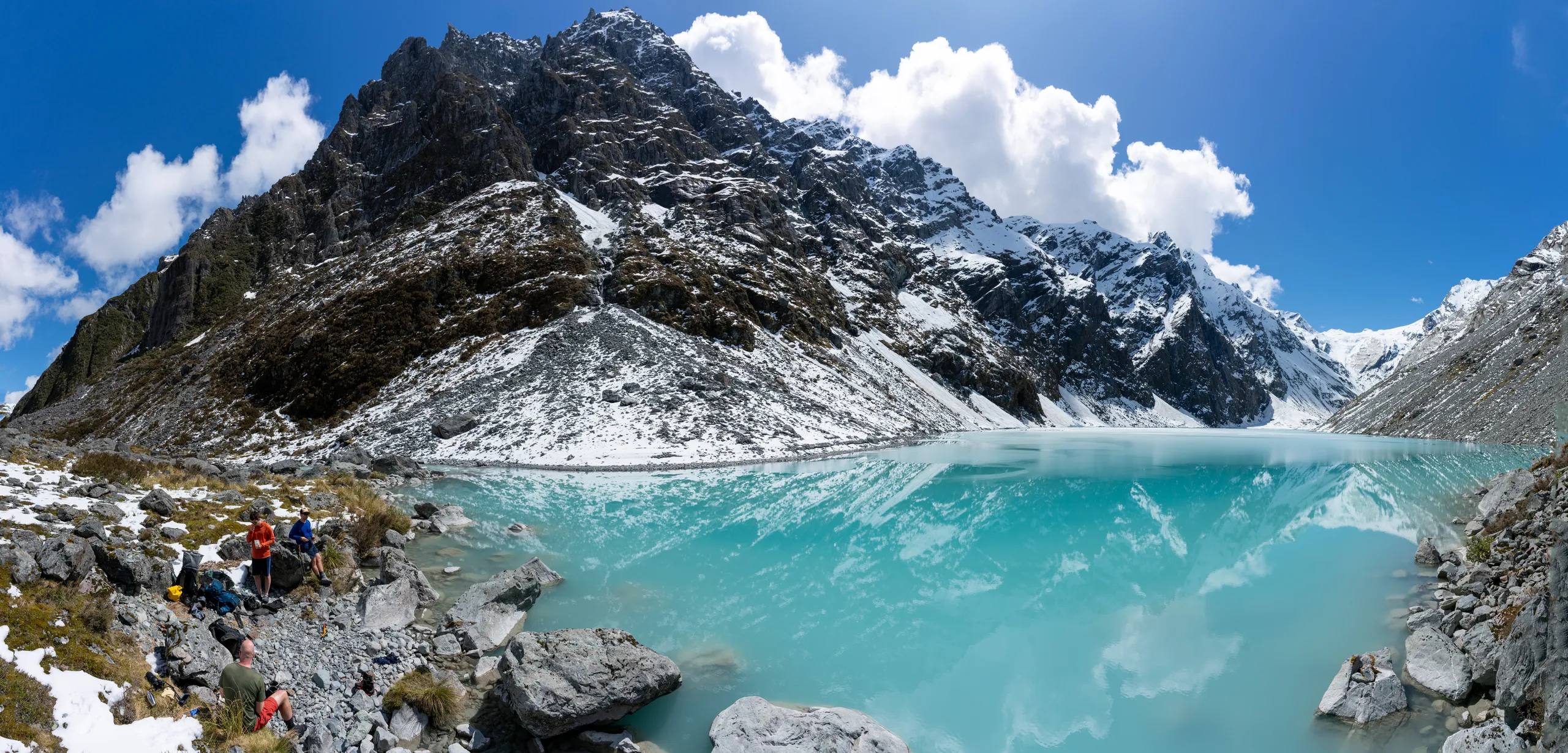 Ice Lake with Butler Range towering high above