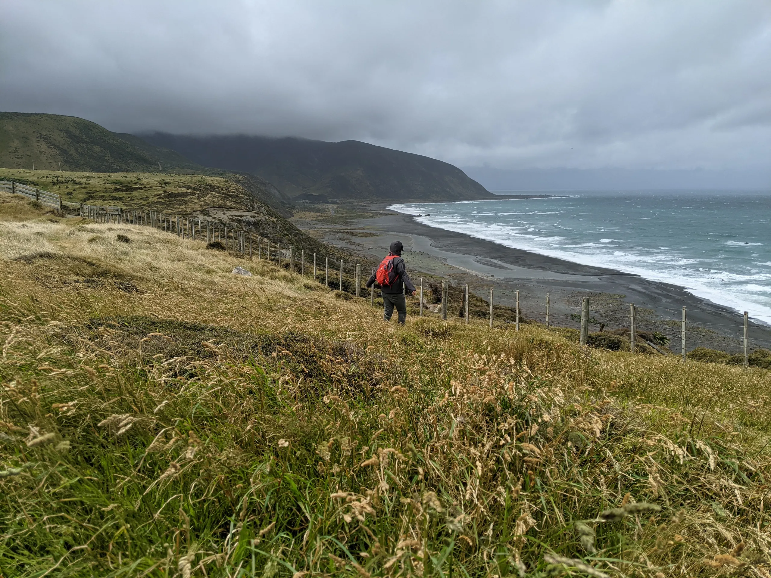 Ferocious wind near the lighthouse