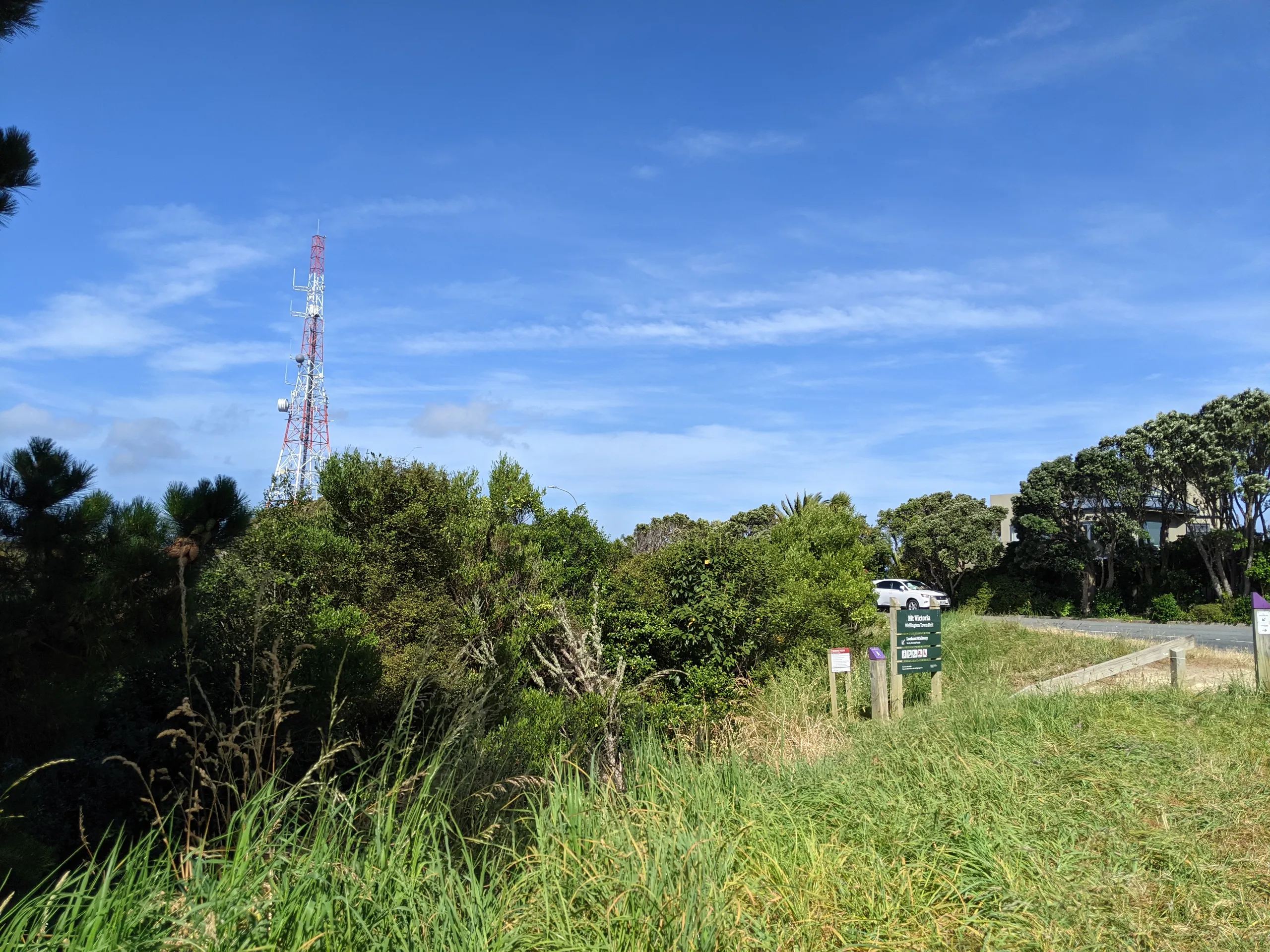 Mt Victoria summit. I collapsed in this spot and stayed here for a good 15 minutes.