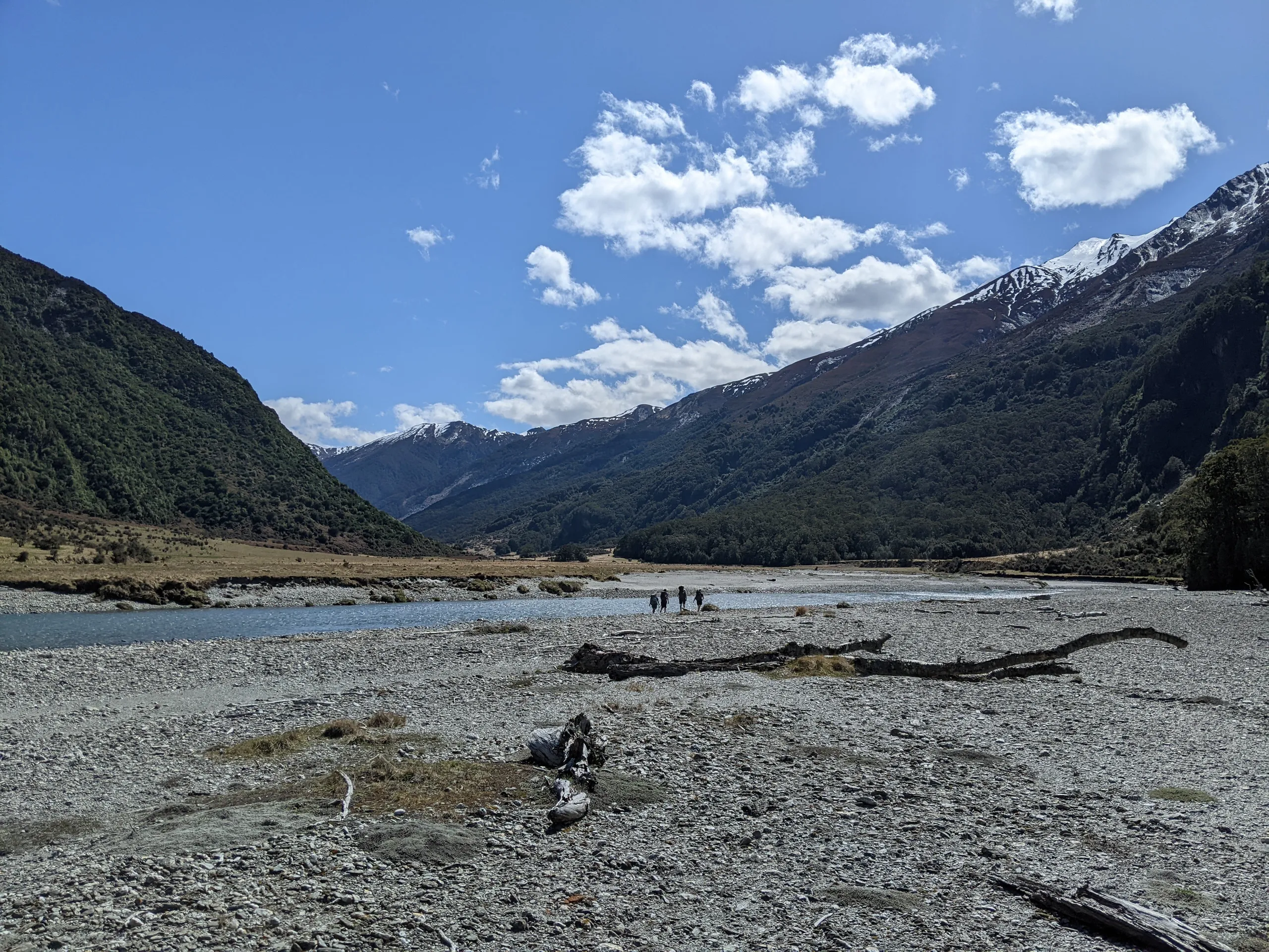 Stunning riverbed travel up the Albert Burn beyond the Gorge